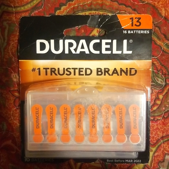 Duracell Size 13 Zinc Air 1.5 V (Pack of 16) Batteries -New in Package- - Picture 1 of 4